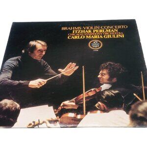 Brahms: Violin Concerto Itzhak Perlman Chicago Symphony 1977 vinyl record READ
